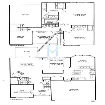 Photos of the Esprit model in the Cherbourg subdivision in Buffalo Grove, IL