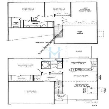 Photos of the Chambord model in the Cherbourg subdivision in Buffalo Grove, IL