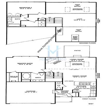 Photos of the Biarritz model in the Cherbourg subdivision in Buffalo Grove, IL