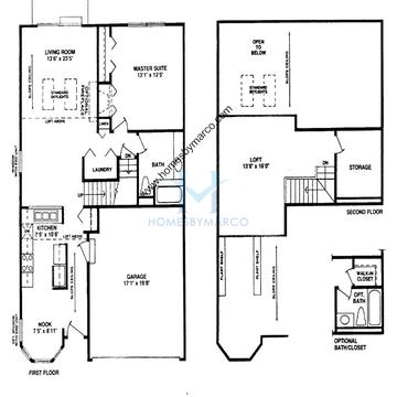 Photos of the Abbey model in the Cherbourg subdivision in Buffalo Grove, IL