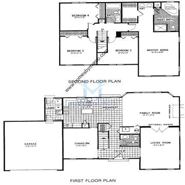 Photos of the Somerset model in the Stonebrook subdivision in Gurnee, IL