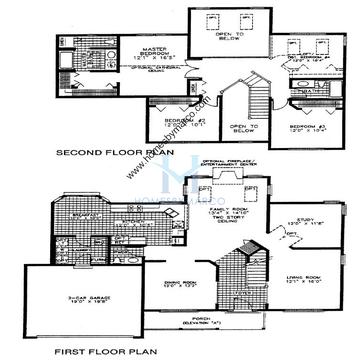 Photos of the Bedford model in the Stonebrook subdivision in Gurnee, IL
