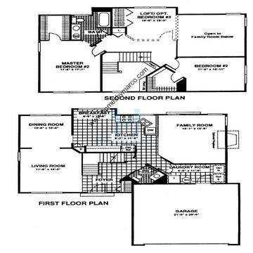 Photos of the Coventry model in the Stonebrook subdivision in Gurnee, IL