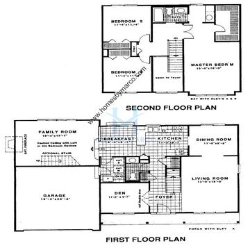 Photos of the Hampton model in the Stonebrook subdivision in Gurnee, IL