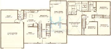 Lynhurst model in Cambridge Country, Mundelein, IL, built by Cambridge Homes
