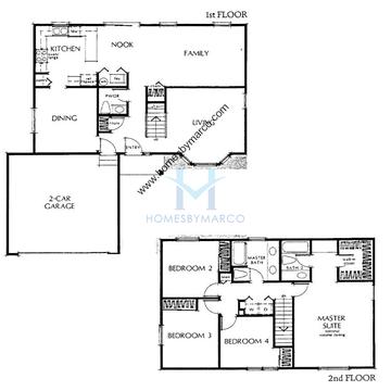 Photos of the Hawthorne model in the Bridlewood subdivision in Gurnee, IL