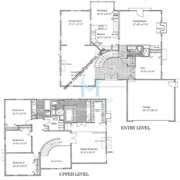 Photos of the Fontaine model in the Hawthorn Club subdivision in Vernon Hills, IL