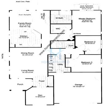 Photos of the Palm Springs model in the Carillon North subdivision in Grayslake, IL