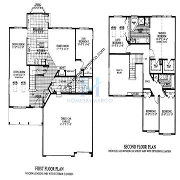 Photos of the Sherwood model in the Oakwood subdivision in Grayslake, IL