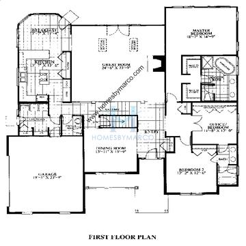 Photos of the Ascot model in the Tantara subdivision in Green Oaks, IL