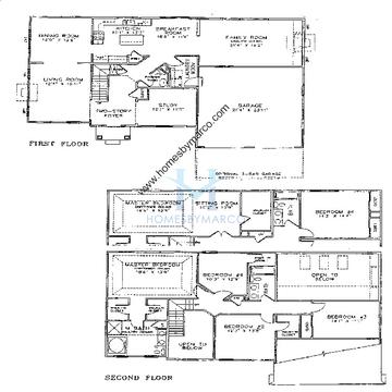 Photos of the Crestfield model in the Pine Valley subdivision in Vernon Hills, IL