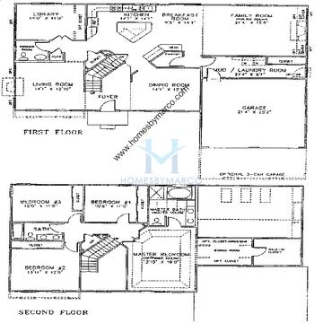 Photos of the Coventry model in the Pine Valley subdivision in Vernon Hills, IL