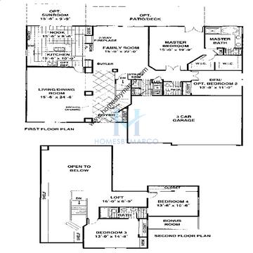 Photos of the Glen Eagle model in the Saint Andrews subdivision in Vernon Hills, IL