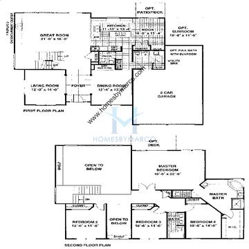 Photos of the Stirling model in the Saint Andrews subdivision in Vernon Hills, IL
