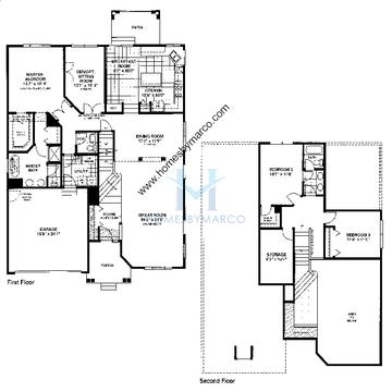 Photos of the Edmonton model in the Inverness subdivision in Vernon Hills, IL