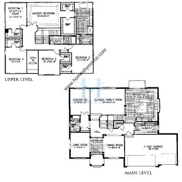 Photos of the Presidio model in the Cypress Pointe subdivision in Vernon Hills, IL