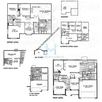 Photos of the Sonoma model in the Cypress Pointe subdivision in Vernon Hills, IL