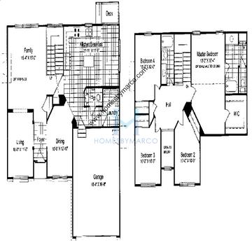 Photos of the Carrington model in the Country Place subdivision in Lindenhurst, IL
