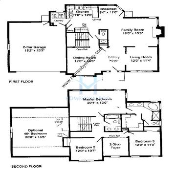 Photos of the Katherine model in the Providence Oaks subdivision in Gurnee, IL