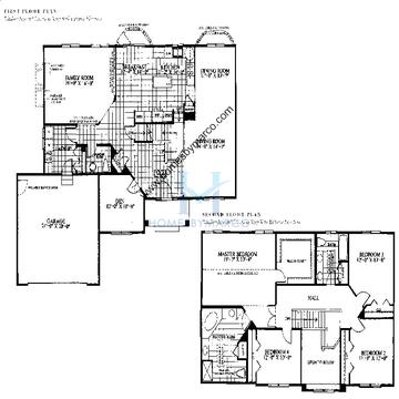 Photos of the Chestnut model in the Timberwoods subdivision in Gurnee, IL