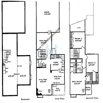 Photos of the Stephen Foster model in the New Century Town subdivision in Vernon Hills, IL