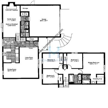 Bayberry model in Deerpath, Vernon Hills, IL, built by Levitt