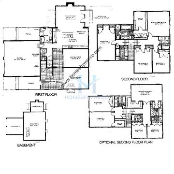 Photos of the Joice model in the Prairie Crossing subdivision in Grayslake, IL