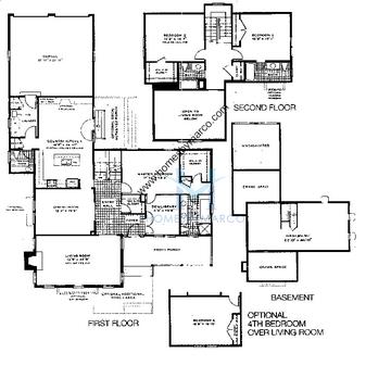 Photos of the Stevenson model in the Prairie Crossing subdivision in Grayslake, IL