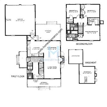 Photos of the Halsey model in the Prairie Crossing subdivision in Grayslake, IL