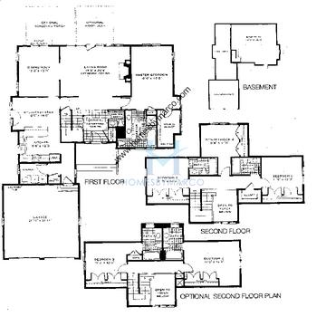 Photos of the Douglas model in the Prairie Crossing subdivision in Grayslake, IL