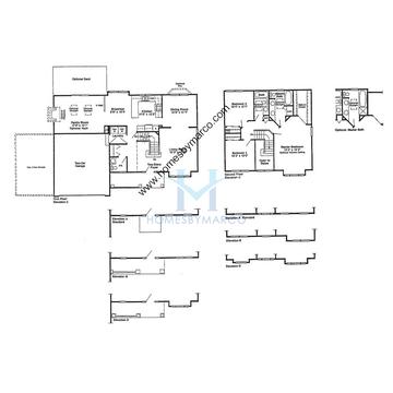 Ardsley model in Hunters Ridge, Grayslake, IL, built by James Company