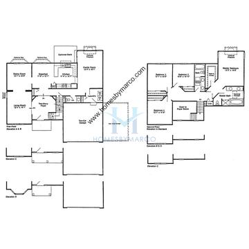 Essex model in Hunters Ridge, Grayslake, IL, built by James Company