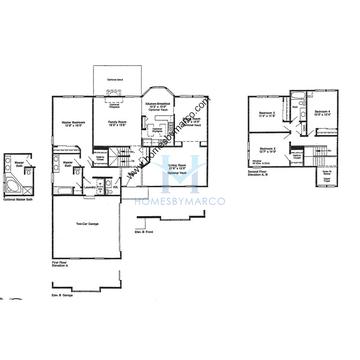 Yorkshire model in Hunters Ridge, Grayslake, IL, built by James Company