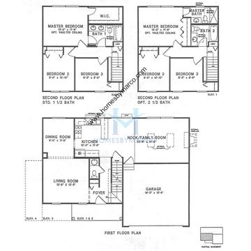 Photos of the Ibis model in the Savanna Springs subdivision in Lake Villa, IL
