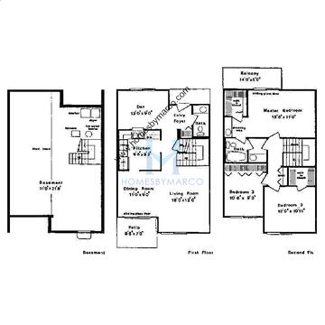 Photos of the Bennington model in the Chesapeake Farms subdivision in Grayslake, IL