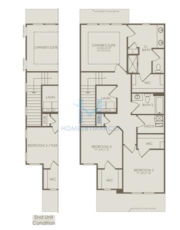 Bowman model in Ashton Ridge Townes, Batavia, IL, built by Pulte Homes