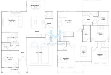 Photos of the Rainier model in the Westview Crossing subdivision in Algonquin, IL