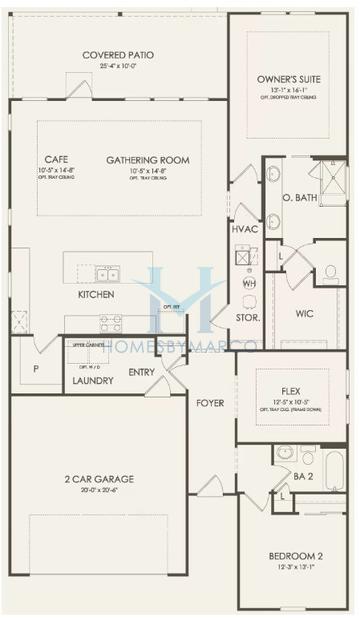 Photos of the Palmary model in the Lincoln Prairie subdivision in Aurora, IL