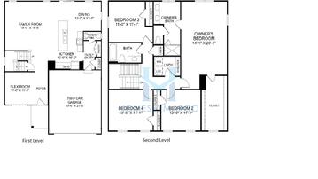Photos of the Columbia model in the Rockwell Place subdivision in Lakemoor, IL