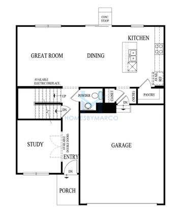 Bellamy model in Wheatland Crossing, Aurora, IL, built by D.R. Horton