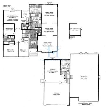 Photos of the Waterford model in the Northgate subdivision in Arlington Heights, IL