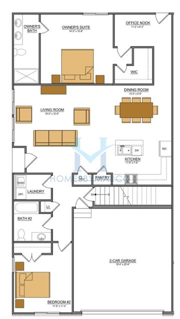 Photos of the Madison model in the Grande Reserve Pioneer subdivision in Yorkville, IL