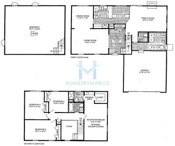 Photos of the Carlyle model in the Northgate subdivision in Arlington Heights, IL