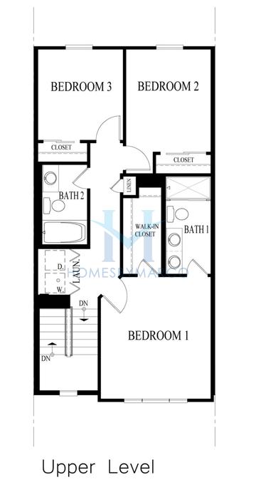 Garfield model in Plaza Park, Charlotte, NC, built by D.R. Horton