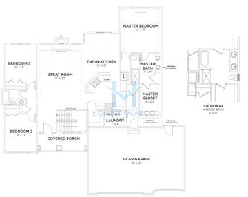 Photos of the Bettendorf model in the Highland Woods subdivision in Elgin, IL