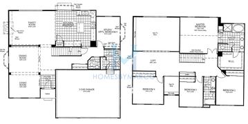 Photos of the Kensington model in the White Oaks subdivision in Carpentersville, IL