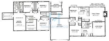 Photos of the Foxridge model in the Estates of Eastlake subdivision in Grayslake, IL