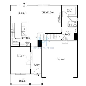 Henley model in West Point Gardens, Elgin, IL, built by D.R. Horton