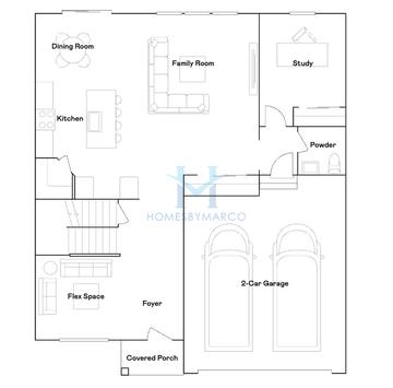 Wren model in Riverwoods, Woodstock, IL, built by Lennar