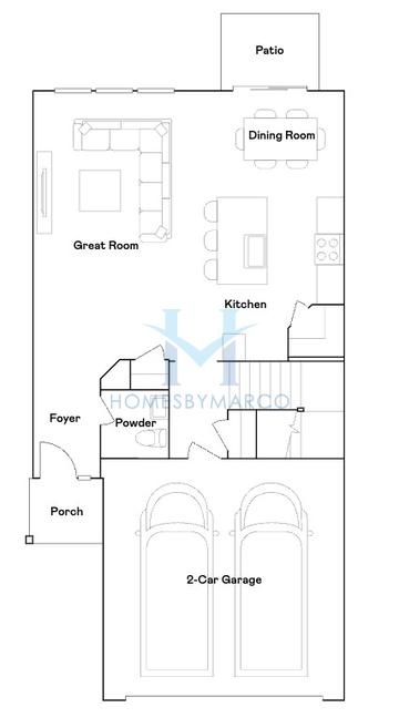 Charlotte model in Crossings of Mundelein, Mundelein, IL, built by Lennar